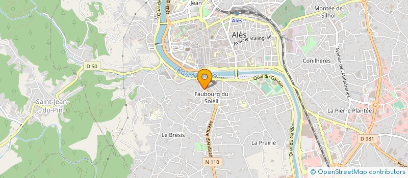 localisation de l'entreprise MONSIEUR N'DIAGA DIOP  ALES