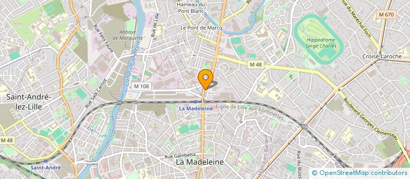 localisation de l'entreprise MONSIEUR N'DRI BROU à MARCQ-EN-BARŒUL