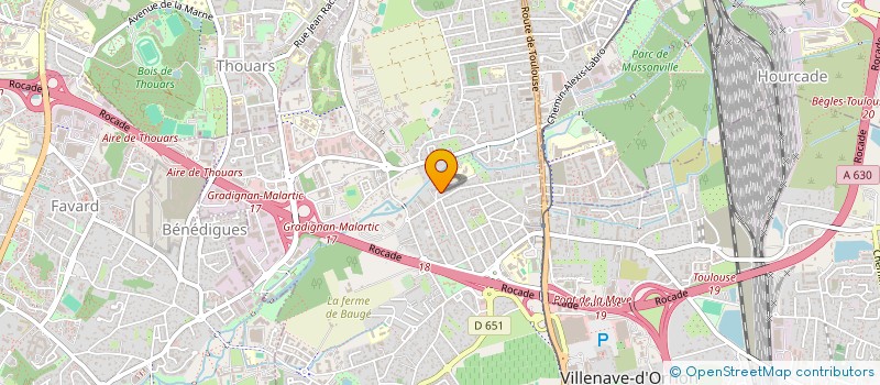 localisation de l'entreprise MONSIEUR N'DRIN CHADRAC KACOU  VILLENAVE-D'ORNON