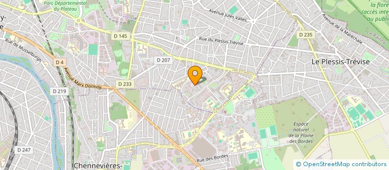 localisation de l'entreprise MONSIEUR N'DRIN EMMANUEL THIE WOLE  CHAMPIGNY-SUR-MARNE