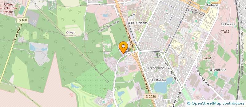 localisation de l'entreprise MONSIEUR N'DY LINDIVAT  ORLEANS