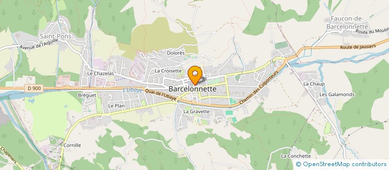 localisation de l'entreprise MONSIEUR N FALIBA KEBE  BARCELONNETTE