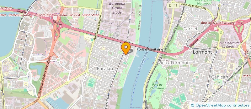 localisation de l'entreprise MONSIEUR N FALY GOUDIABY  BORDEAUX