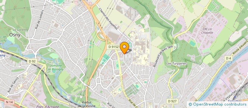 localisation de l'entreprise MONSIEUR N'FALY KABA  PONTOISE