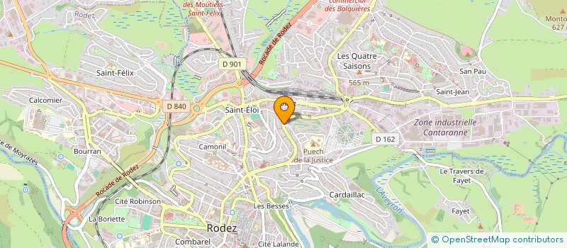localisation de l'entreprise MONSIEUR N'FAMADY GASSAM à RODEZ
