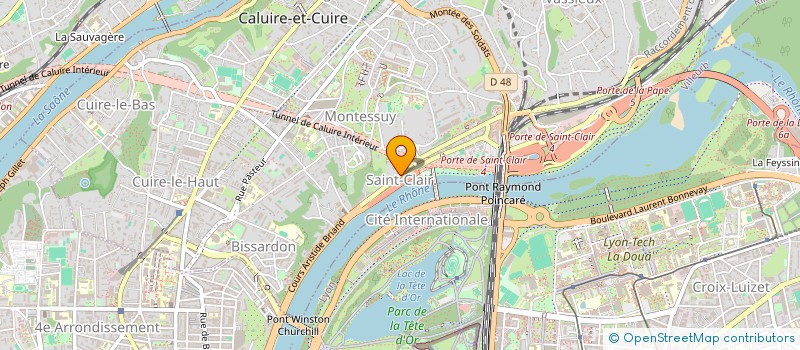 localisation de l'entreprise MONSIEUR N'FAMORY KABA  CALUIRE-ET-CUIRE