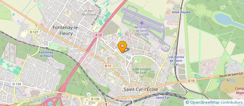 localisation de l'entreprise MONSIEUR N FANSOU DOUBOUYA  SAINT-CYR-L'ECOLE