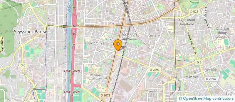 localisation de l'entreprise MONSIEUR N'FANSOUMANA DANSOKO  GRENOBLE