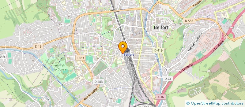 localisation de l'entreprise MONSIEUR N GASSAMA  BELFORT