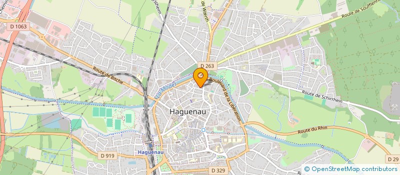 localisation de l'entreprise MONSIEUR N'GOLO AYOUBA DIABATE  HAGUENAU