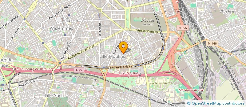 localisation de l'entreprise MONSIEUR N'GUESSAN ARNOLD N'ZUE  LILLE