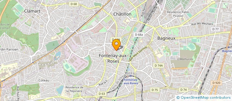 localisation de l'entreprise MONSIEUR N'GUESSAN JEAN YVES KOUAKOU à FONTENAY-AUX-ROSES