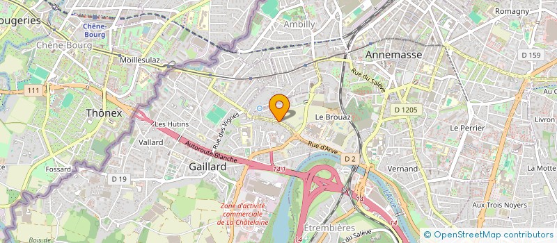 localisation de l'entreprise MONSIEUR N'GUESSAN OUFFOUE  ANNEMASSE