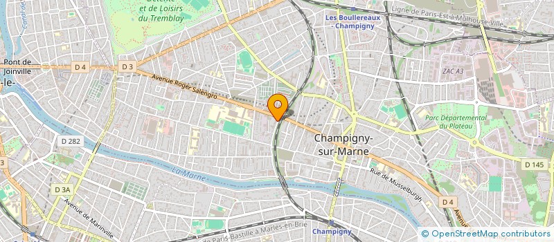 localisation de l'entreprise MONSIEUR N GUYEN MOHAMED à CHAMPIGNY-SUR-MARNE