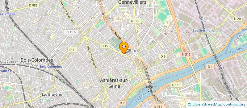 localisation de l'entreprise MONSIEUR N'KONDI ERUDIT KOUBA à ASNIERES-SUR-SEINE
