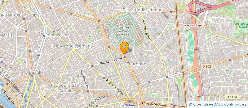 localisation de l'entreprise MONSIEUR N KRUMAH LAWSON DAKU  PARIS