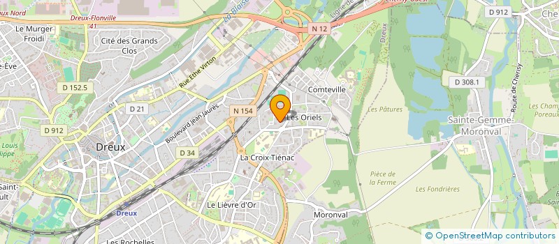 localisation de l'entreprise MONSIEUR N'PALY FOFANA à DREUX