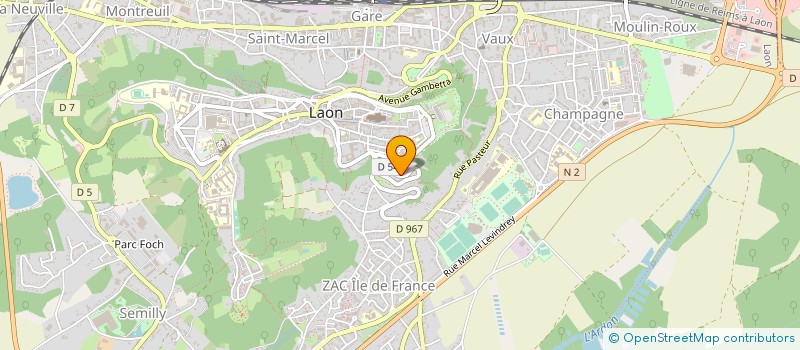 localisation de l'entreprise MONSIEUR N'SUNDA DIAZETE à LAON