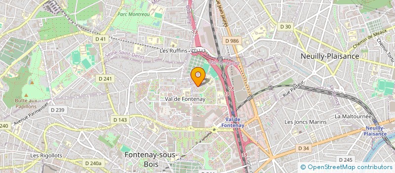 localisation de l'entreprise MONSIEUR N'VAFERE BERETE  FONTENAY-SOUS-BOIS