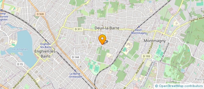 localisation de l'entreprise MONSIEUR N'ZAMBA KANIKI  DEUIL-LA-BARRE