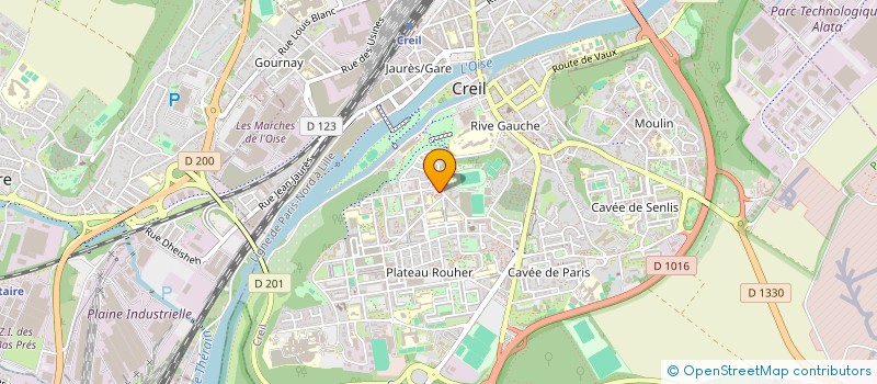 localisation de l'entreprise MONSIEUR NABALEMWENDE YAMEOGO  CREIL