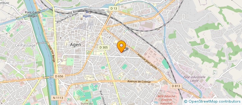 localisation de l'entreprise MONSIEUR NABEL LAMKADMI  AGEN