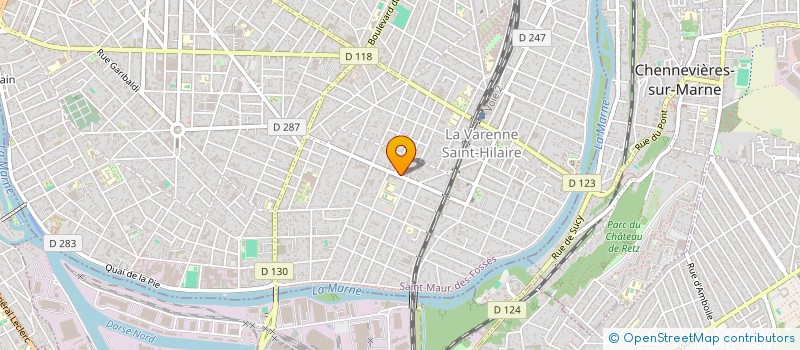 localisation de l'entreprise MONSIEUR NABELE KONE à SAINT-MAUR-DES-FOSSES