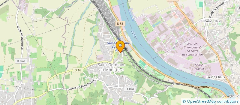 localisation de l'entreprise MONSIEUR NABI BENHALIMA  SAINT-GERMAIN-AU-MONT-D'OR