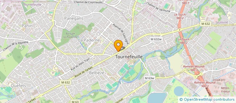 localisation de l'entreprise MONSIEUR NABI HEYDARI  TOURNEFEUILLE