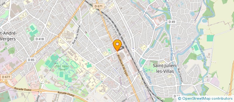 localisation de l'entreprise MONSIEUR NABI WAFAYEE  SAINT-JULIEN-LES-VILLAS