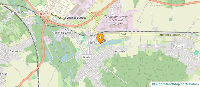 localisation de l'entreprise MONSIEUR NABIJEMBE NTAKURHEBE  BREUIL-LE-SEC