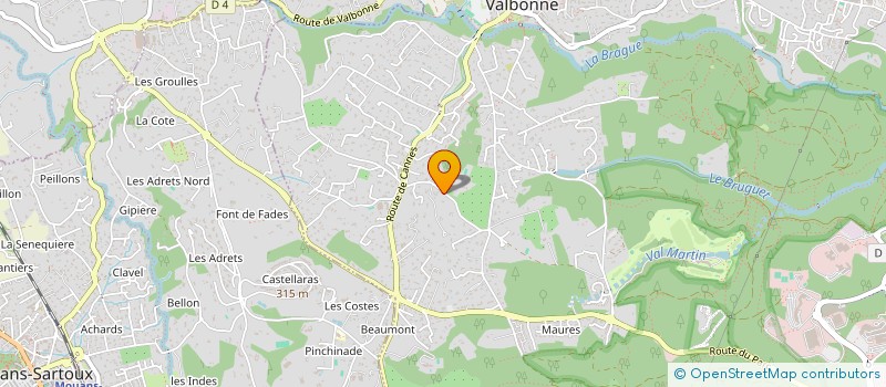 localisation de l'entreprise MONSIEUR NABIL ABDUL-MESSIE  VALBONNE