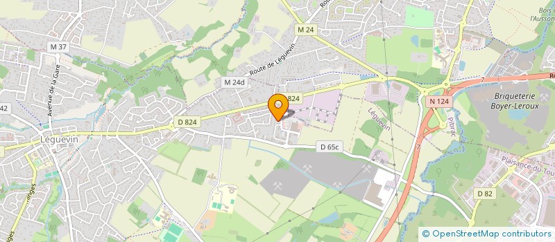 localisation de l'entreprise MONSIEUR NABIL ABELA  LEGUEVIN