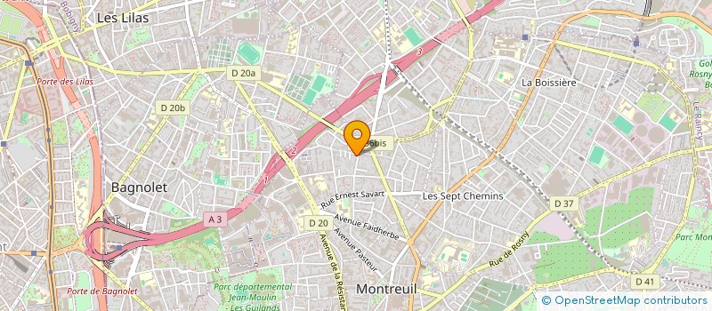 localisation de l'entreprise MONSIEUR NABIL AFFOUN à MONTREUIL