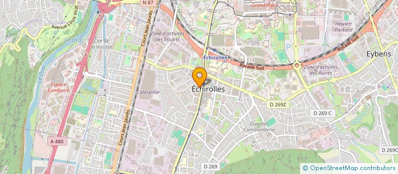 localisation de l'entreprise MONSIEUR NABIL AFRITE  ECHIROLLES