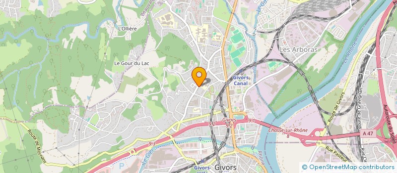 localisation de l'entreprise MONSIEUR NABIL AGOUDJIL à GIVORS
