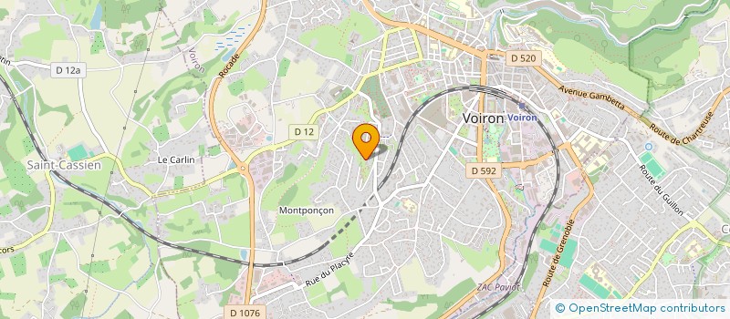 localisation de l'entreprise MONSIEUR NABIL AHMED-CHAOUCH  VOIRON