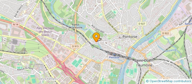 localisation de l'entreprise MONSIEUR NABIL AICHI  PONTOISE