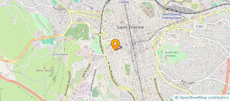 localisation de l'entreprise MONSIEUR NABIL AISSANI  SAINT-ETIENNE