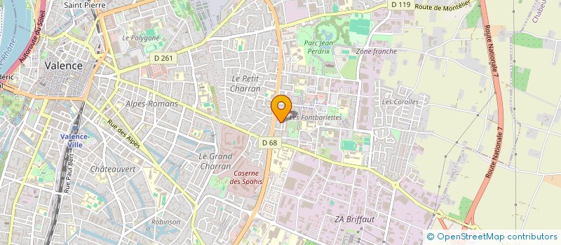 localisation de l'entreprise MONSIEUR NABIL AJOUAOUI  VALENCE