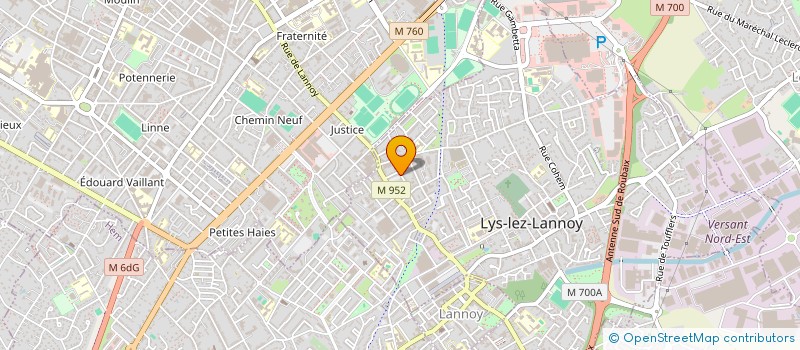 localisation de l'entreprise MONSIEUR NABIL AKSIL  LYS-LEZ-LANNOY