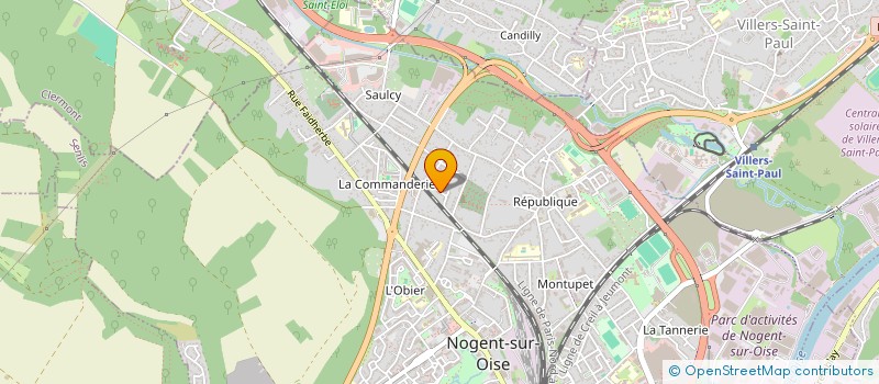 localisation de l'entreprise MONSIEUR NABIL ALLOUACHE  NOGENT-SUR-OISE