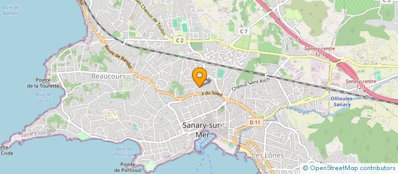 localisation de l'entreprise MONSIEUR NABIL AMRAOUI  SANARY-SUR-MER