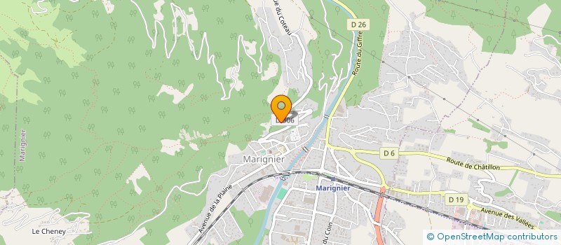 localisation de l'entreprise MONSIEUR NABIL AMRI  MARIGNIER