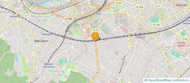 localisation de l'entreprise MONSIEUR NABIL ARAB à CLAMART