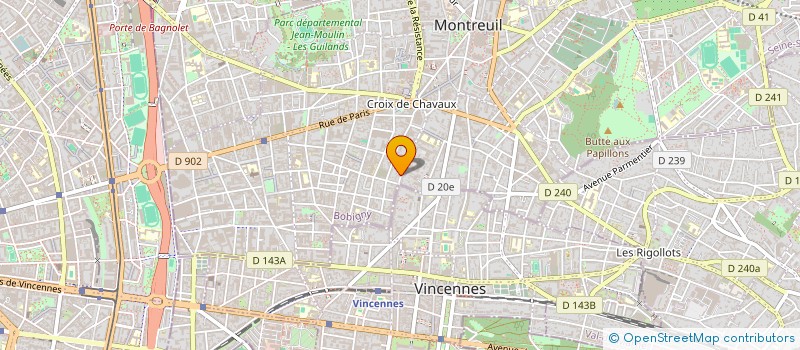 localisation de l'entreprise MONSIEUR NABIL ARBID à MONTREUIL