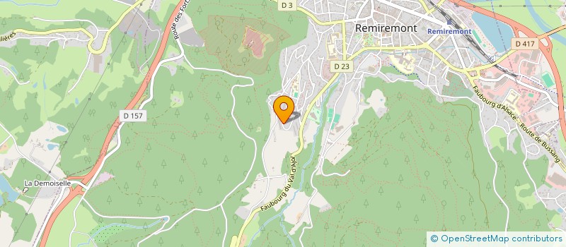 localisation de l'entreprise MONSIEUR NABIL ASFI  REMIREMONT