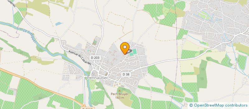 localisation de l'entreprise MONSIEUR NABIL ATMAOUI  PENNAUTIER