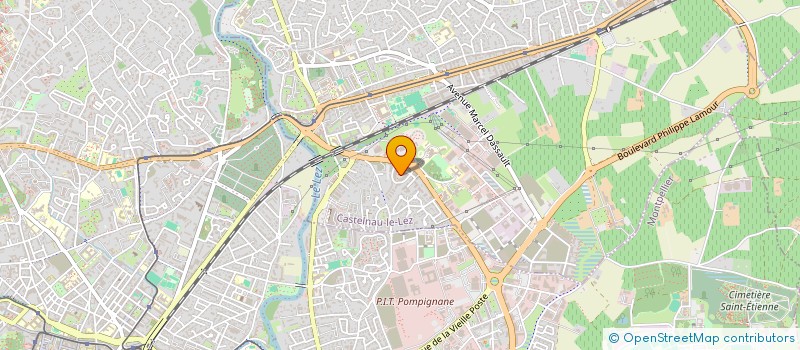 localisation de l'entreprise MONSIEUR NABIL AYACHI  CASTELNAU-LE-LEZ
