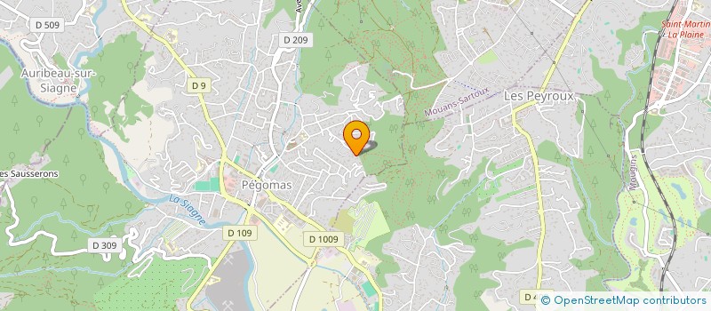 localisation de l'entreprise MONSIEUR NABIL AYARI  PEGOMAS